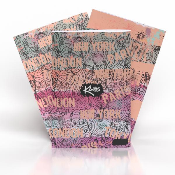 Zvezek KAOS brezčrtni, 52-listni, 1 kos