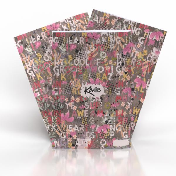 Zvezek KAOS brezčrtni, 52-listni, 1 kos