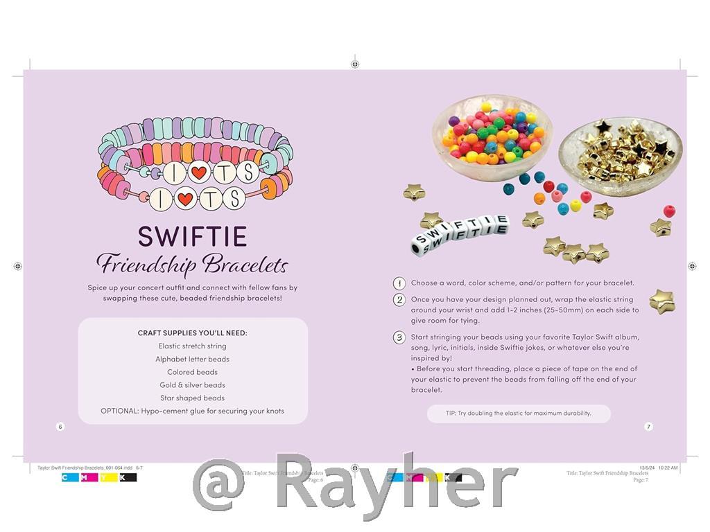 Libro & kit creativo Taylor Swift Friendship, unofficial