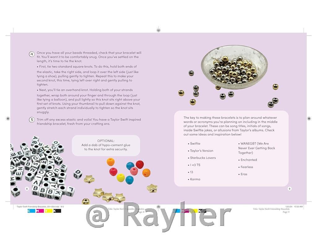 Libro & kit creativo Taylor Swift Friendship, unofficial