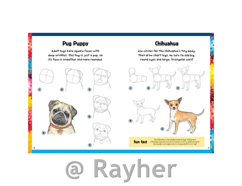 Libro How To Draw Dogs and puppies