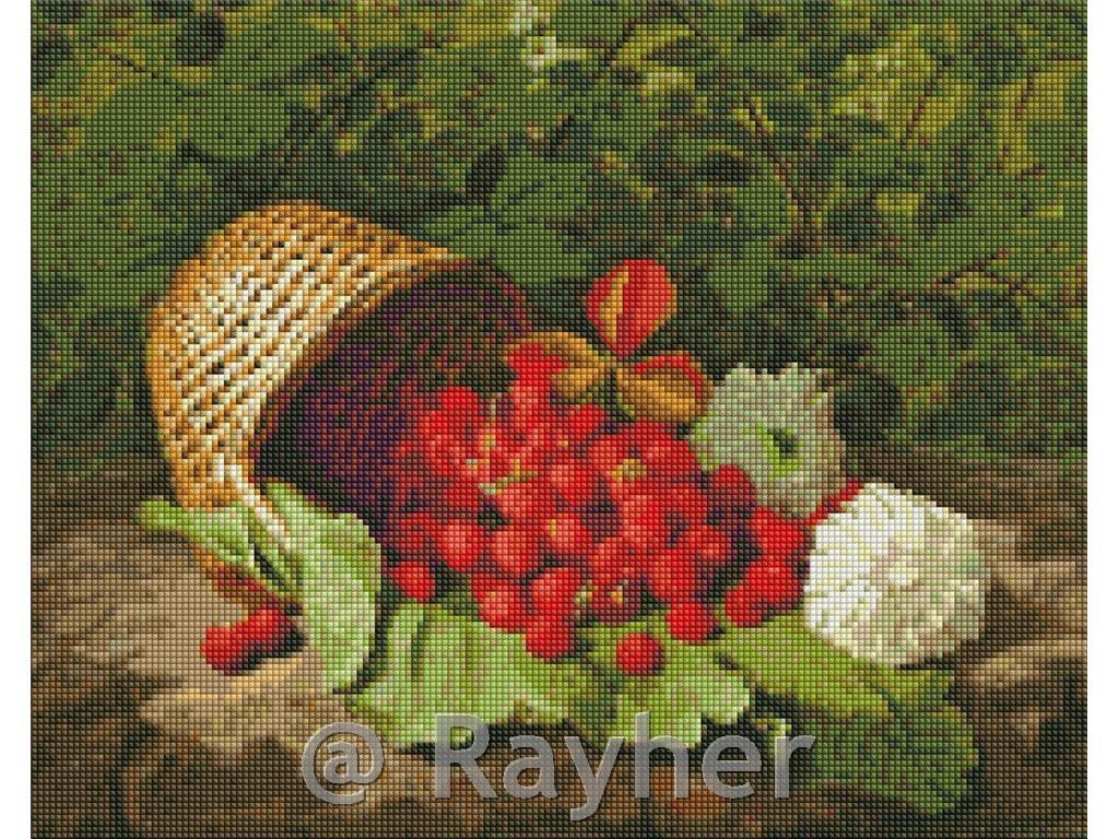 Diamantni mozaik, Basket with strawberries