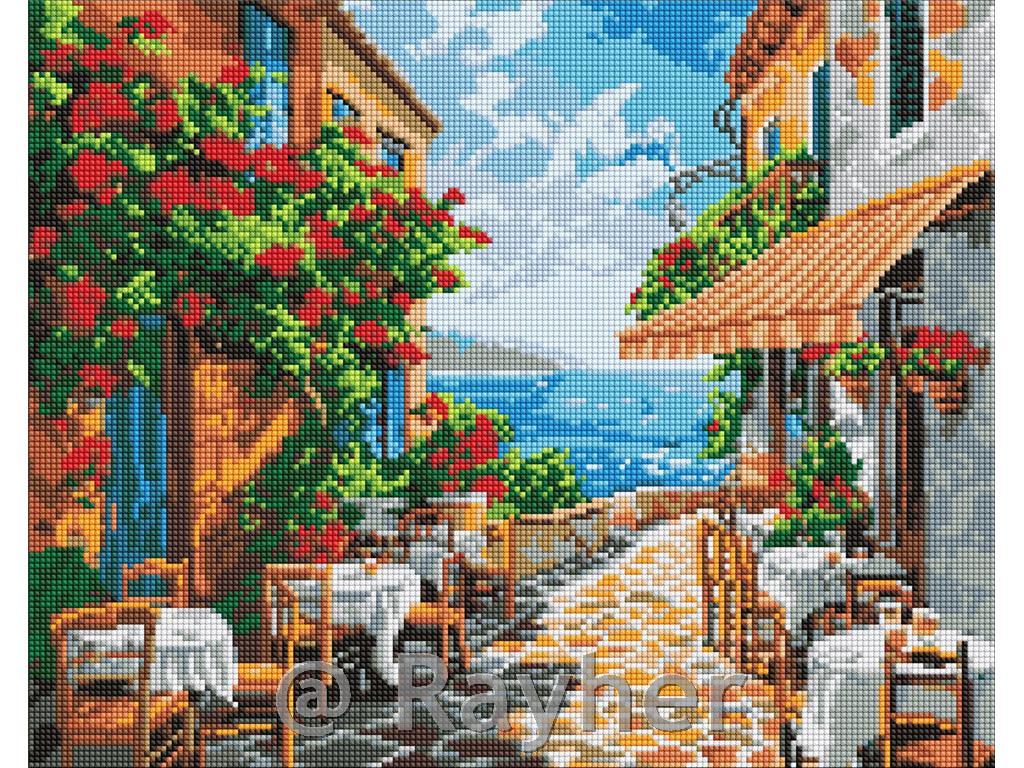 Mosaico di diamanti, A quiet corner, 40x50 cm