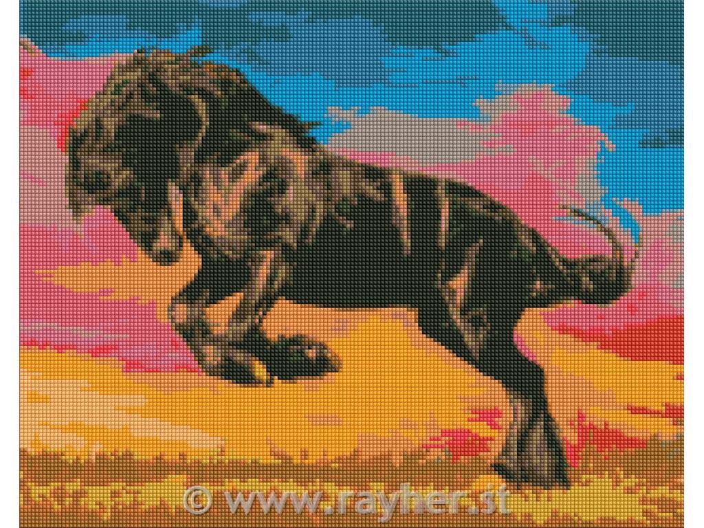 Diamantni mozaik, Majestic mustang, 40x50 cm
