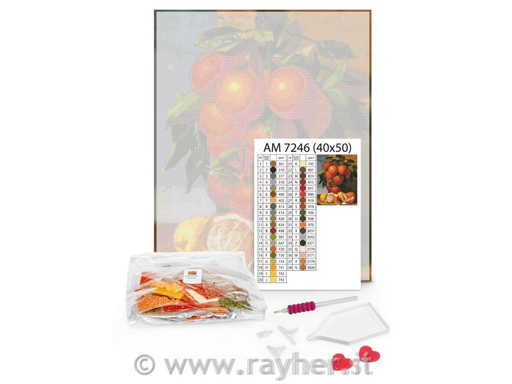 Diamantni mozaik, Spring beauty, 40x40 cm