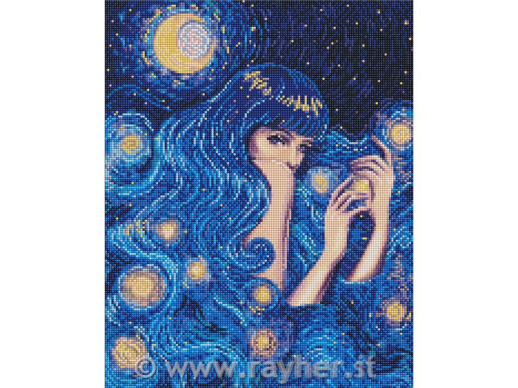 Diamond mosaic, Star beauty, 40x50 cm