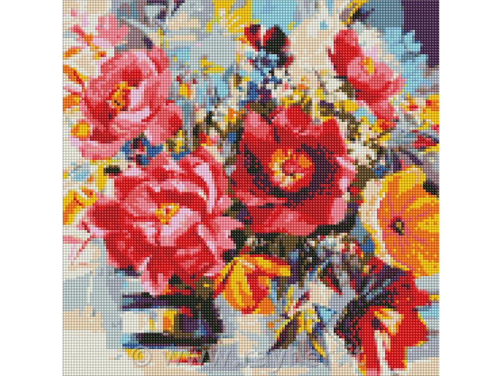 Mosaico di diamanti, A gift of fields, 40x40 cm