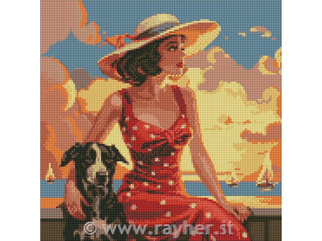 Mosaico di diamanti, Atmosphere of the s, 40x40 cm