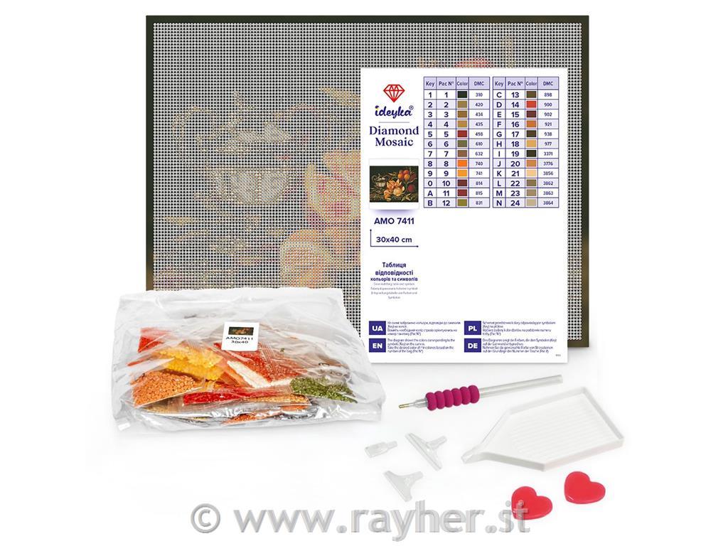 Mosaico di diamanti, Adorable cats, 30x40 cm