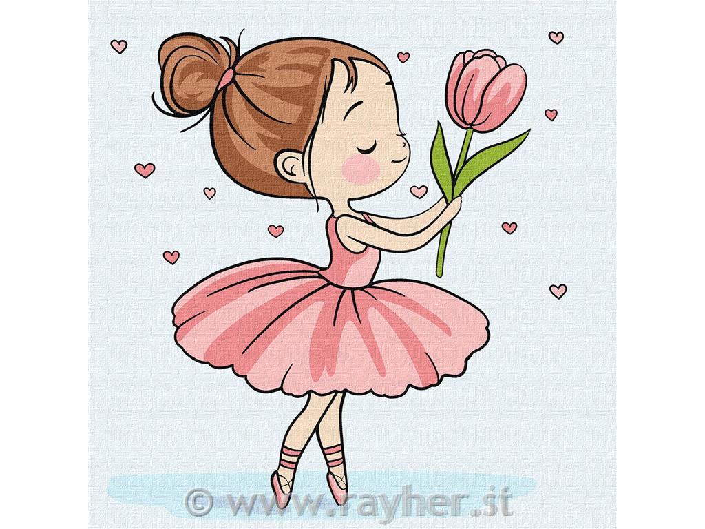 Painting by Numbers Kids, Ballerina