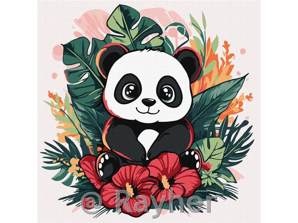 Dipingere con i numeri Kids, Panda