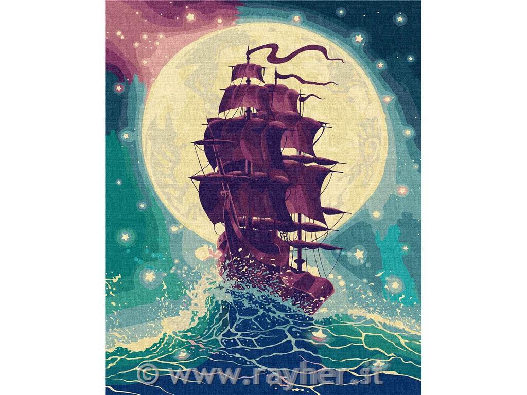 Slikanje po številkah, Through the waves, 40x50 cm