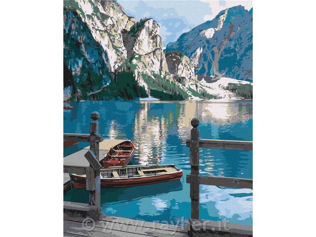 Dipingere con i numeri, Mountain peace, 40x50 cm