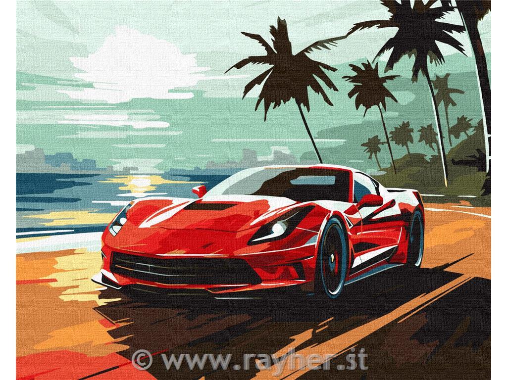 Slikanje po številkah, A trip along the coast, 40x50 cm