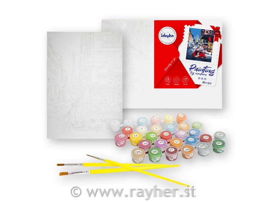 Dipingere con i numeri, Fairy tale Germa, 40x50 cm