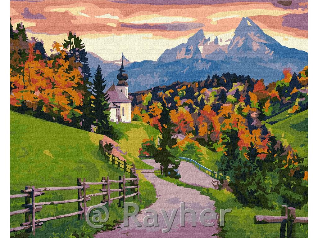 Dipingere con i numeri, Autumn silence,40x50 cm
