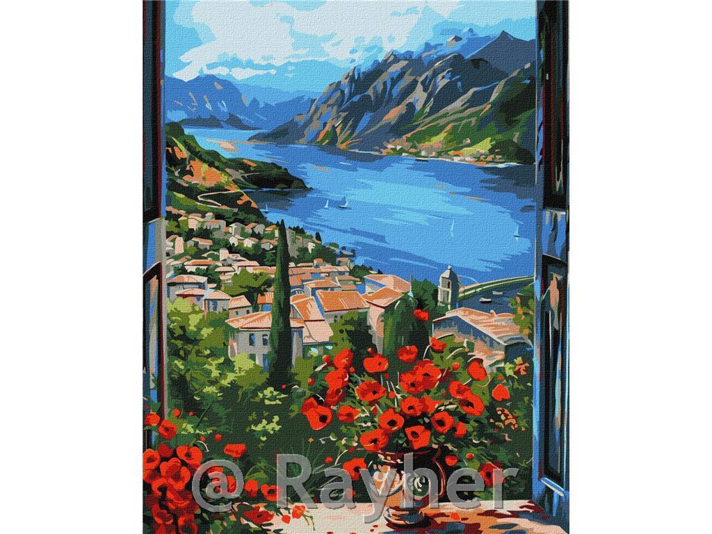 Dipingere con i numeri, Mountain pier, 40x50 cm