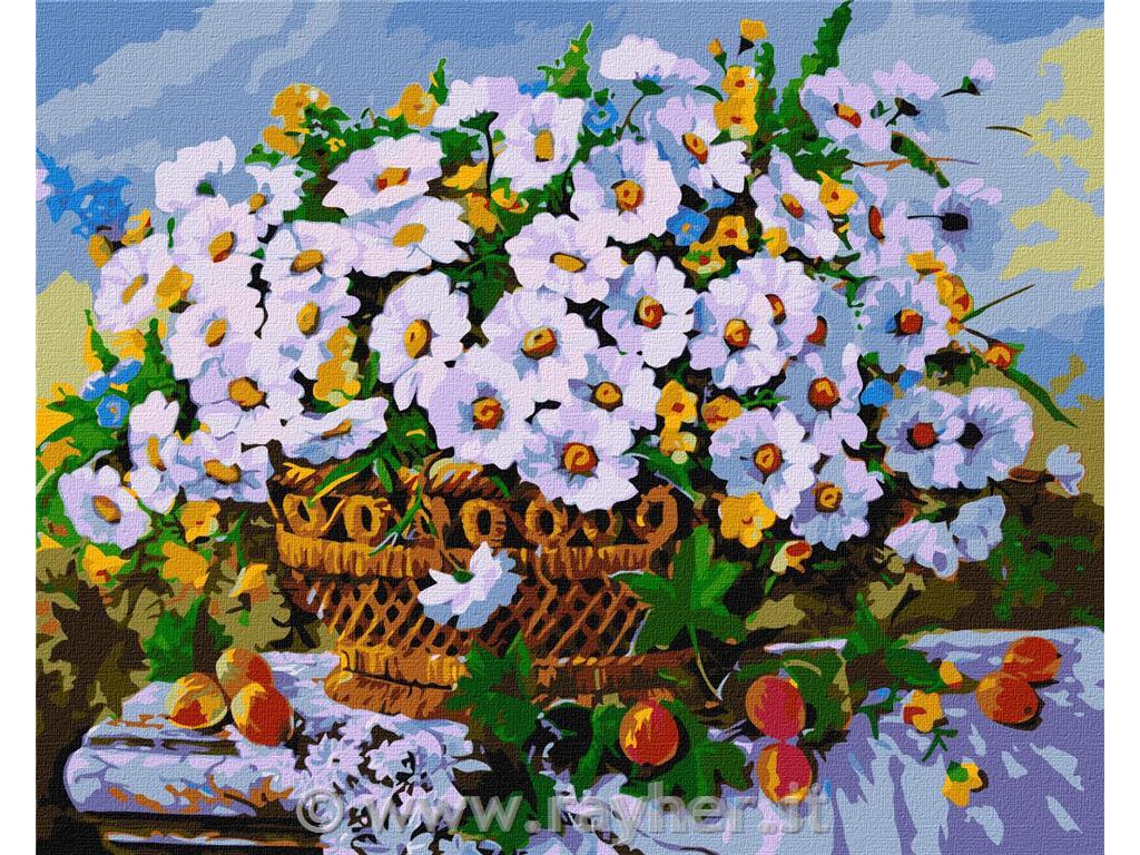 Dipingere con i numeri, Summer flowers, 40x50 cm