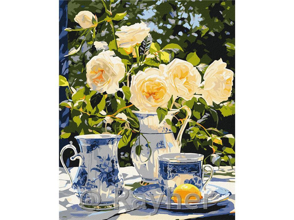 Dipingere con i numeri, An elegant tea party, 40x50 cm