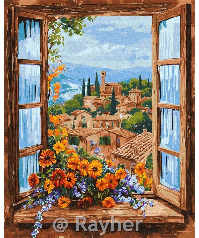 Dipingere con i numeri, A marvellous landscape, 40x50 cm
