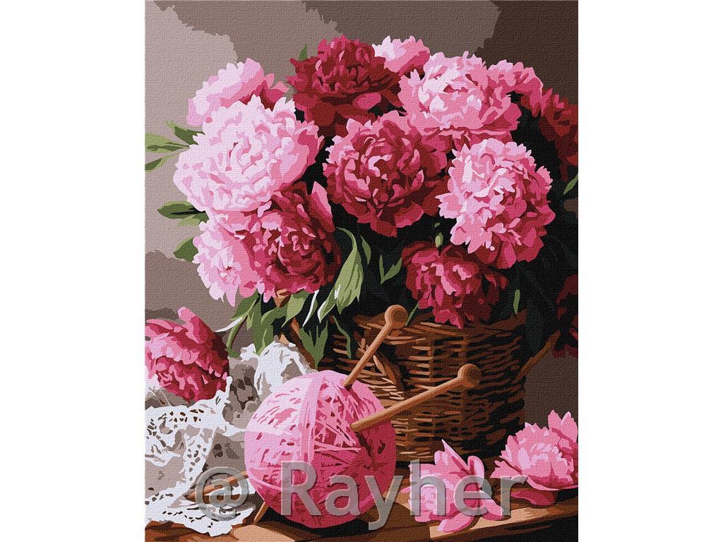 Dipingere con i numeri, Secrets of the petals, 40x50 cm