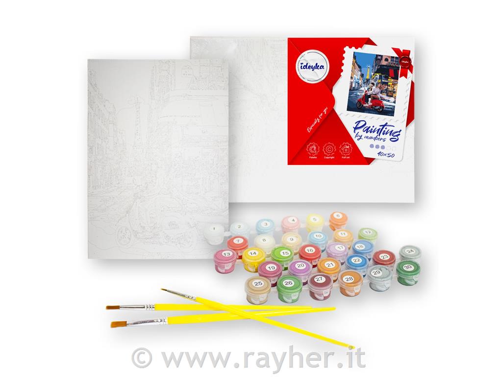 Dipingere con i numeri, Walking the New, 40x50 cm