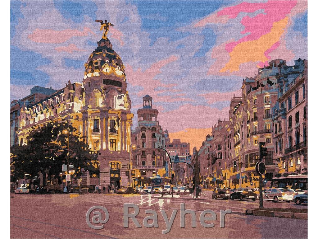 Dipingere con i numeri, Evening Spain, 40x50 cm