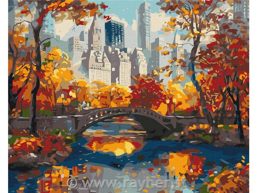 Dipingere con i numeri, Golden park, 40x50 cm