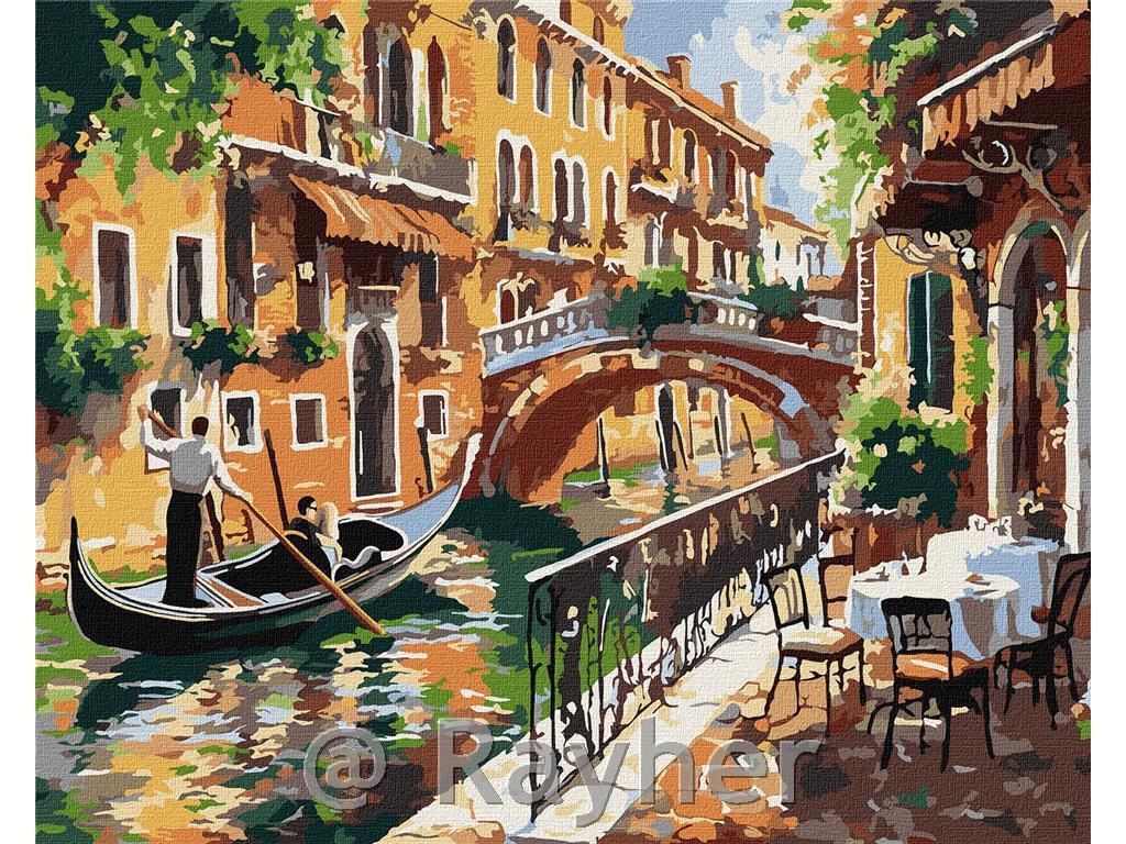 Dipingere con i numeri, Venetian tranquility, 40x50 cm