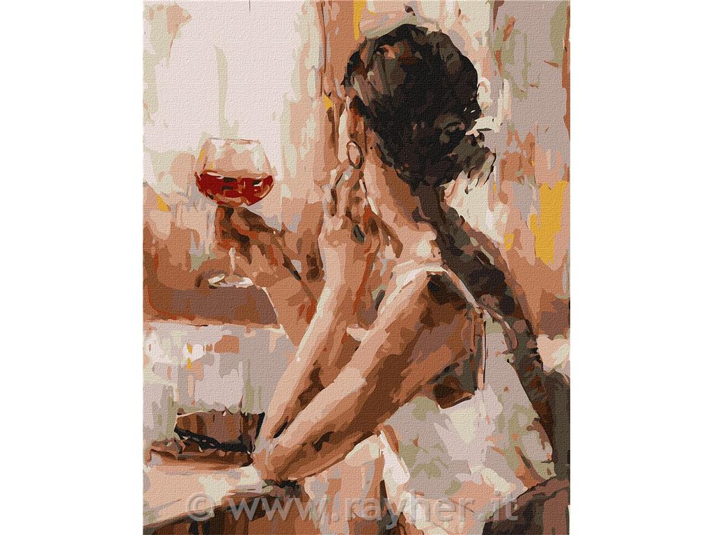 Dipingere con i numeri,Mysterious strang, 40x50 cm