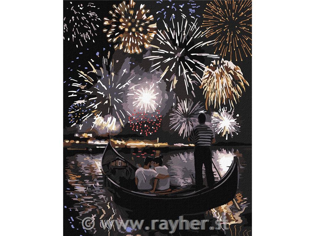 Slikanje po številkah, Romantic Venice, 40x50 cm