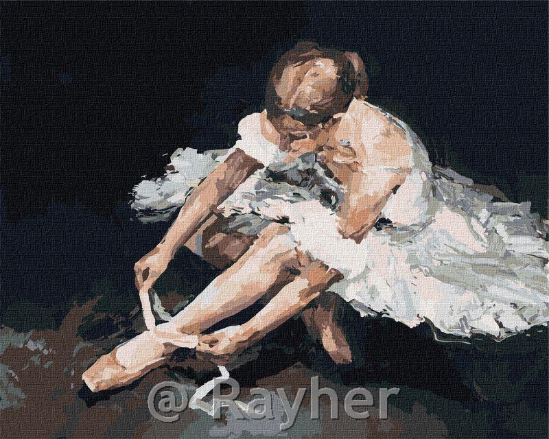 Dipingere con i numeri, Female grace, 40x50 cm