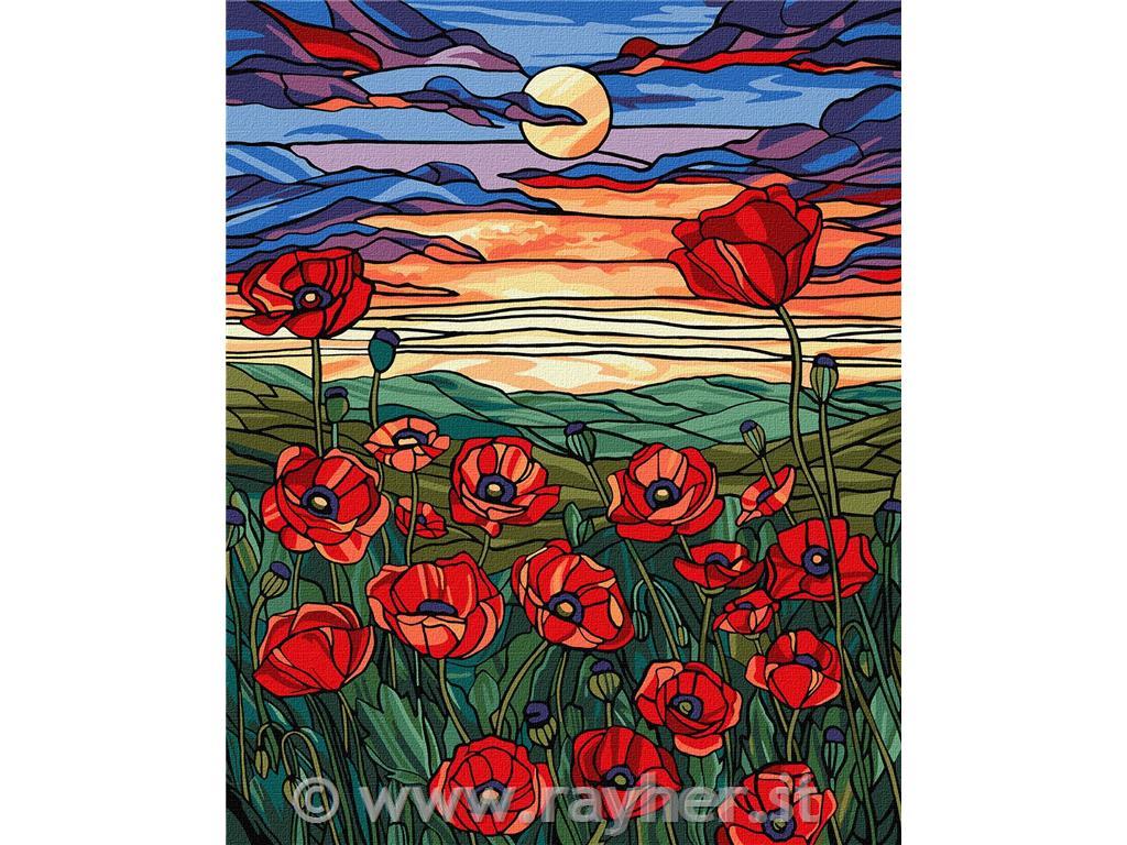 Dipingere con i numeri, The beauty of po, 40x50 cm