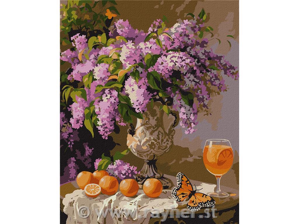 Dipingere con i numeri, Lilac aroma, 40x50 cm