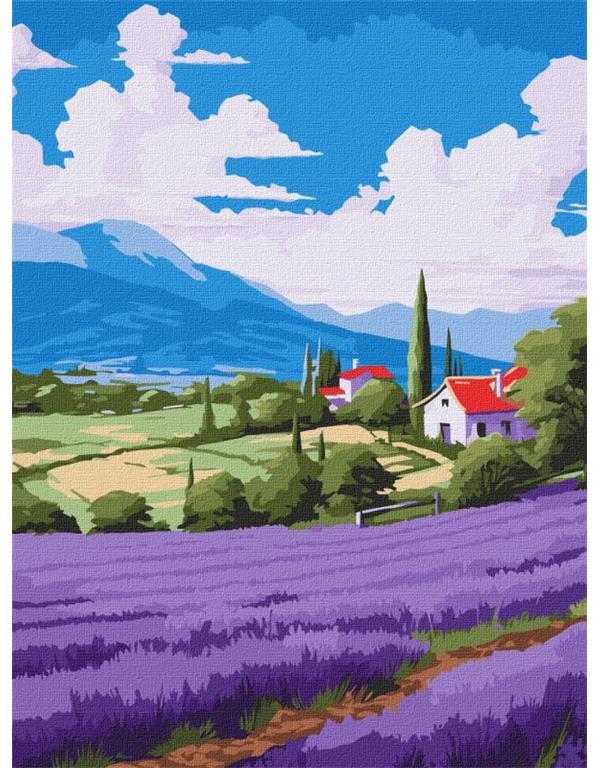 Slikanje po številkah, Lavender spaces