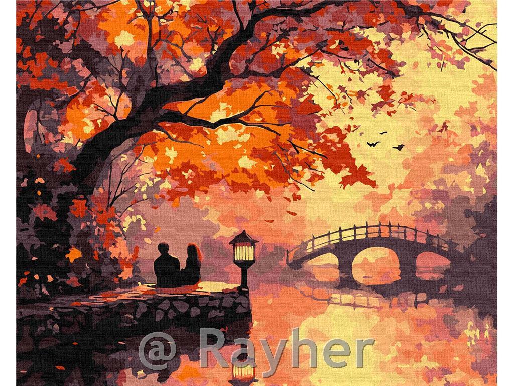 Dipingere con i numeri, Autumn idyll, 40x50 cm