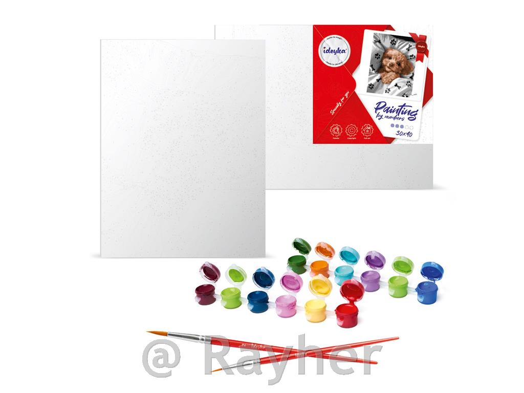 Dipingere con i numeri, Light in the darkness, 30x40 cm