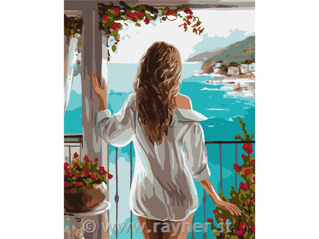 Dipingere con i numeri, Sea distance, 40x50 cm