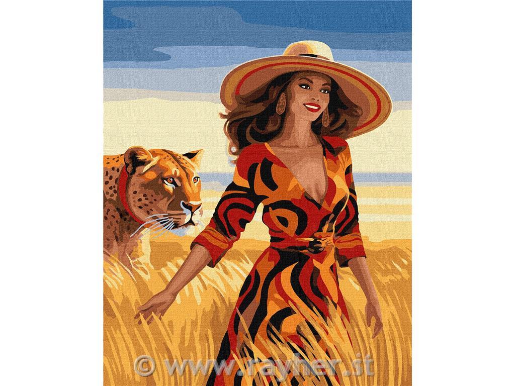 Dipingere con i numeri,Walk in the field, 40x50 cm