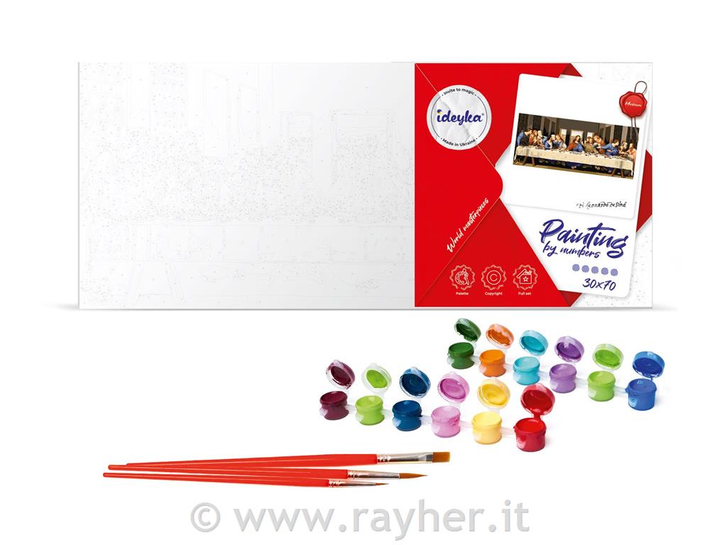 Dipingere con i numeri,The Last Supper30x70