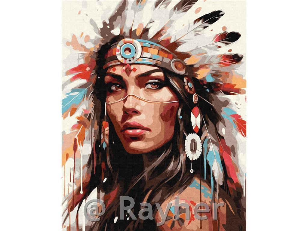Dipingere con i numeri, Tribal legend, 40x50 cm