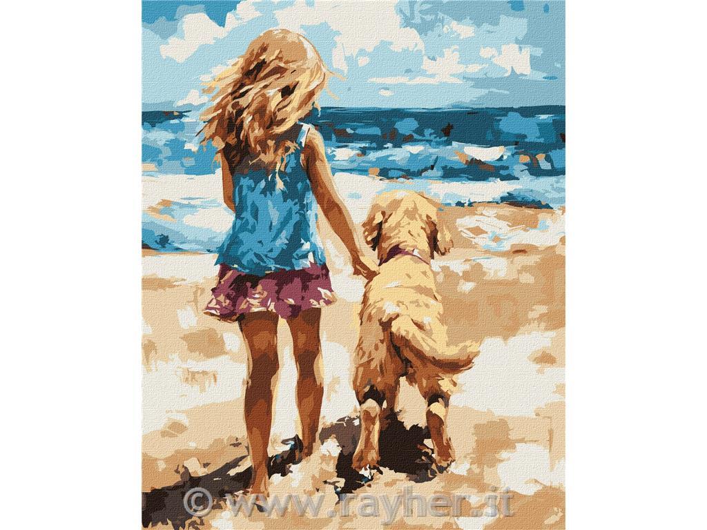 Slikanje po številkah, Always together, 40x50 cm