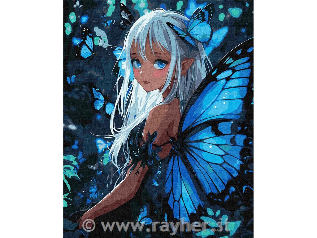 Slikanje po številkah, Magic butterflies, 40x50 cm
