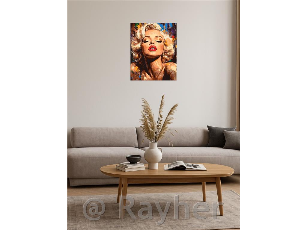 Dipingere con i numeri, Bright Monroe, 40x50 cm