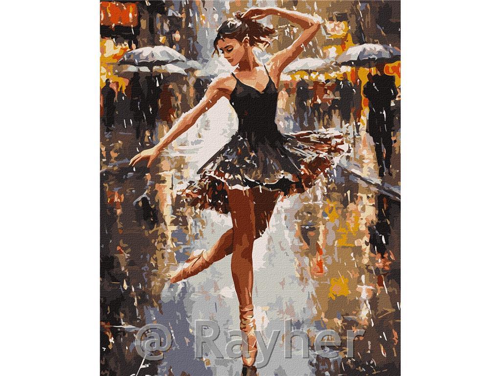 Dipingere con i numeri, The grace of therain, 40x50 cm