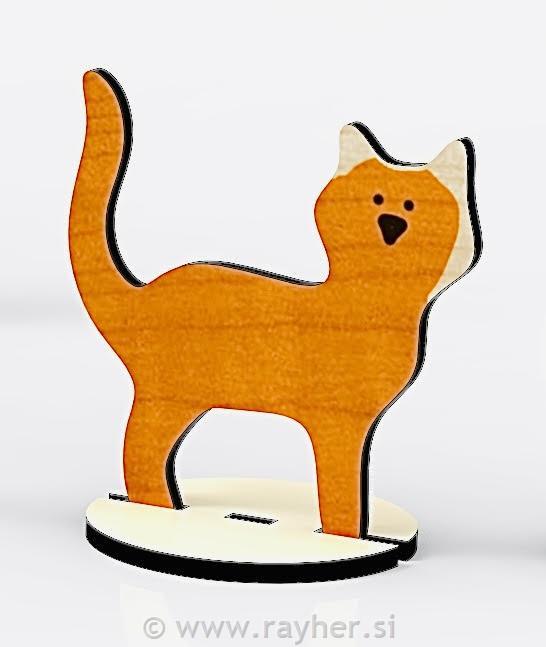 Cat, 6,5 x 5,5 cm