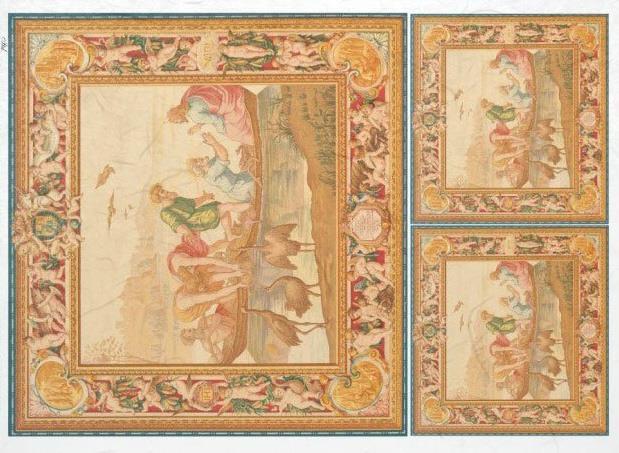 DECOUPAGE PAPIR RIŽEV A4, NA ČOLNU