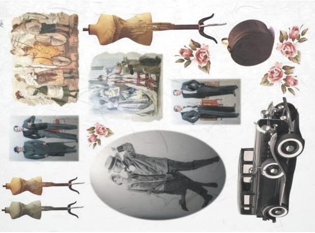 CARTA DI RISO PER DECOUPAGE A4, TRENTA