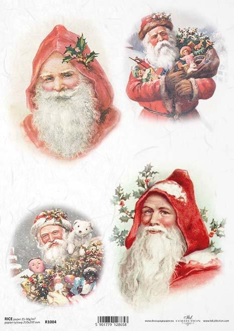 CARTA DI RISO PER DECOUPAGE A4, BABBO NA