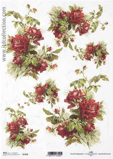 Decoupage paper - Velvet Roses